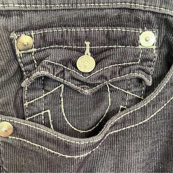 Men’s True Religion Baggy Ribbed Straight Leg Pants Size 90’s Y2K Look 36 X 33 - Picture 2 of 16